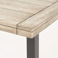 thumbnail image 2 of Noble House Table à Manger Extérieure en Fer Carlisle Gris Clair et Noir, 2 of 10