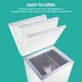 Koolatron Chest Freezer, 3.5 cu ft, Compact Freezer, 99 Litre, White