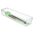 thumbnail image 6 of InterDesign 4 in. H x 3 in. W x 16 in. L Clear Plastic Drawer Organizer, 6 of 6