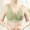 thumbnail image 3 of Womens Lace Everyday Bras, Daisy Bras for Older Women Comfy Convenient Front Closure No Underwire Comfort Senior Wireless Snap Closing Bra M-4XL, 3 of 4