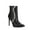 Black-10, variant on MKF Collection Celeste Ankle Women's Boot with Thin Heel by Mia K