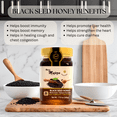 thumbnail image 3 of Mujeza Raw Black Seed Honey - (Black Cumin- Nigella Seeds) Not Mixed with Black Seed Oil or Powder - Gluten Free - Non-GMO - Unfiltered - Unprocessed - 100% Natural Honey 500g/17.6oz, 3 of 6