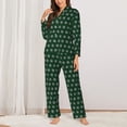 thumbnail image 2 of Sikiie Green Buffalo Plaid Merry Christmas Pajamas for Women Set, Womens Pajama Sets, Lounge Sets for Women, 2pjs for Women-Large, 2 of 7