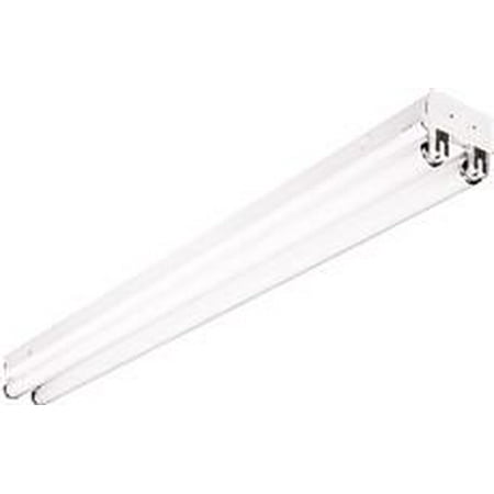 - COLUMBIA LIGHTING FLUORESCENT STRAIGHT-SIDED UTILITY CHANNEL FIXTURE, 4 FT., USES 2 T8 LAMPS, INSTAN