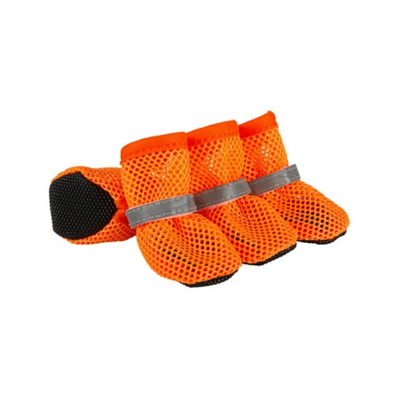 4pc  Dog Shoes Non-slip Breathable Wear-resistant Dog Boots Suitable for Small Medium Sized Pets Puppy Protective Footwear.