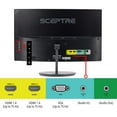 thumbnail image 5 of Sceptre Curved 24-inch Gaming Monitor 1080p R1500 98% sRGB HDMI x2 VGA Build-in Speakers, VESA Wall Mount Machine Black (C248W-1920RN Series), 5 of 5