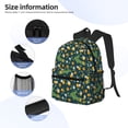 thumbnail image 5 of Lsque Crocodile And Oranges Classic Casual Backpack - Large Capacity Water-Resistant Backpack for School, Work, Travel, and Outdoor Activities, 5 of 8