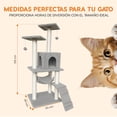 thumbnail image 3 of Casa Mueble Rascador PARA gato Poli Pets Multinivel Torre Poste Hamaca PP-MRGMNGY, 3 of 7