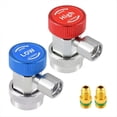 thumbnail image 1 of R134A H / L Conector de Acoplamiento Rápido para Automóvil Adaptador de Latón Refrigerante de Aire Acondicionado Medidor de Colector de CA Ajustable, 1 of 6