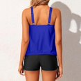 thumbnail image 4 of Women Conservative Print Strappy Back Set Two Piece Swimsuits Swimdress, 4 of 4