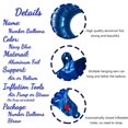 thumbnail image 3 of Globos numéricos EBAIJQUO 40" azul marino número 26, 3 of 7