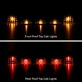 thumbnail image 5 of VIPMOTOZ For 2003-2009 Hummer H2 SUT [10-Pieces] Front and Rear Roof Cab Lights - Metallic Chrome Housing, 5 of 6