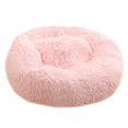 thumbnail image 4 of Lit de Sommeil pour Chat et Chien Intérieur Lit Rond Rose, 4 of 8