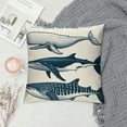 thumbnail image 2 of YANMS Bible Scripture Than of The Sea Christian Decorative Throw Pillow Covers,Watercolor Shark Pillow Case Covers for Christian Home,Christian Gifts, 2 of 5