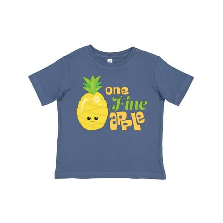 

Inktastic One Fine Apple Cute Pineapple Gift Toddler Boy or Toddler Girl T-Shirt