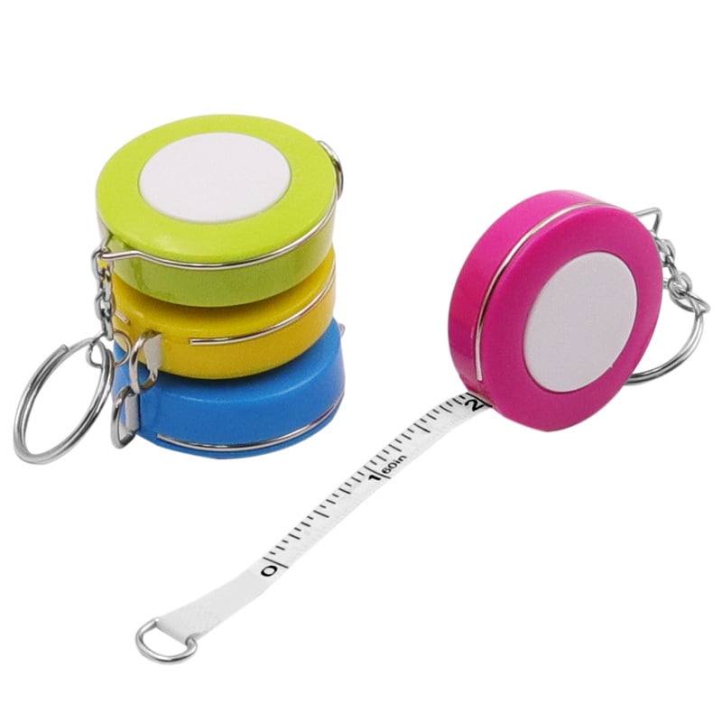 150cm 60 "Portable Retractable Ruler Tape Measures Height Children Ruler Centimeter Inch Roll Color Tape