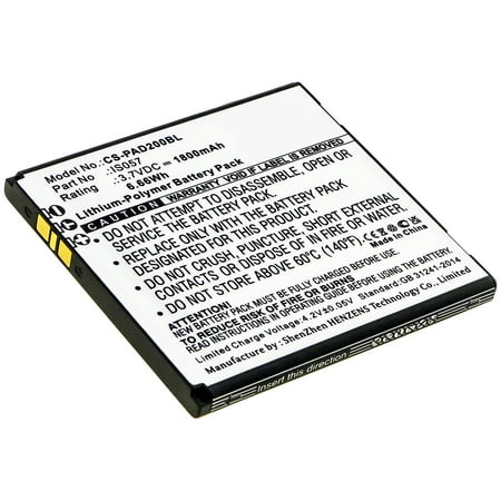 Replacement Battery for Pax D200 D200T IS275 Mini myPOS D200 IS057 1800mAh