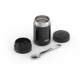 thumbnail image 2 of Thermos Vacuum Insulated Food Jar with Folding Spoon, Black, 16 Ounce, 2 of 7