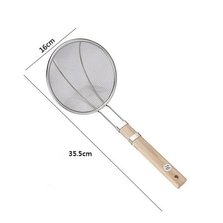 

7-Size Stainless Steel Food Filter Spoons Colander French Fries Strainer Noodle Drainer Kitchen Cooking Skimmer Utensils
