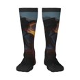 thumbnail image 1 of Balery Sunset Western Cowgirl Calcetines novedosos Calcetines deportivos Calcetines hasta la rodilla Calcetines de algodón Calcetines originales y geniales, 1 of 6