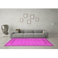 thumbnail image 3 of Ahgly Company Indoor Square Oriental Pink Traditional Area Rugs, 6' Square, 3 of 4