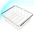 thumbnail image 3 of Greenadscape Stainless Steel 1Set Dish Drying Rack For Sink Silver Flat Net, 3 of 8