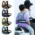 Child Motorcycle Harness Kid Motorcycle Belt With Reflective Strap Adjustable Seat Belt For Kids