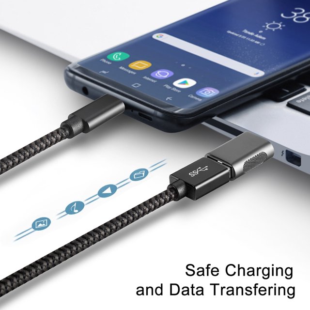 Convertidor USB-C OTG tipo C a adaptador USB velocidad 10Gbps para MacBook Air/Pro iPad