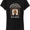 thumbnail image 3 of Instant Message - Someone Manifest Me a Coffee Short Sleeve Graphic T-Shirt, 3 of 6