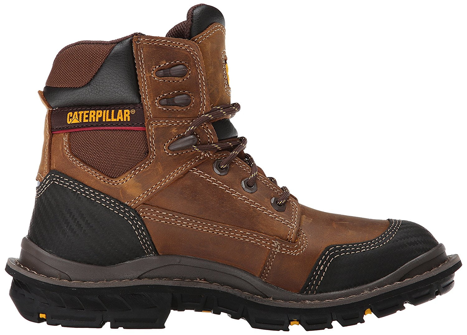 Caterpillar Men s Fabricate 6 Tough P74051 Waterproof Work Boots Brown 12.0M Walmart