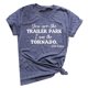 thumbnail image 2 of Xuyuer Women's Tshirt Women Funny Letter Print Short Sleeve Round Neck T Shirt Summer Vacation Tees Graphic Shirts Sayings Short Sleeve Vacation Casual Blouse Thankful Tee, 2 of 3