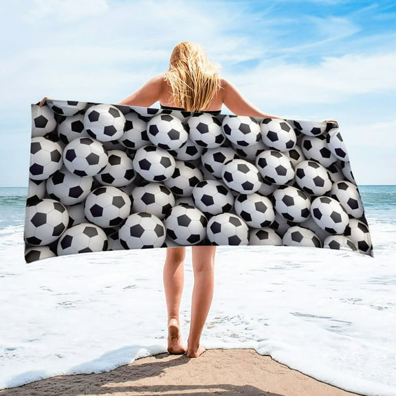 HomeDM Microfiber Lightweight Beach Towel 30"x60" Sand Free Towels Travel Swim Pool Yoga Gym Camping for Adults Women Men Beach Essentials Accessories Vacation Gift