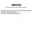 thumbnail image 2 of Transit Auto Front Complete Shock Assembly and TOR Link Kit for Car Hyundai Santa Fe Sport Kia Sorento - Left Right Side (Driver Passenger) KSS-104077, 2 of 2
