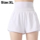thumbnail image 2 of Pantalones cortos deportivos falsos de dos piezas para mujer, ajustados, de secado rápido, para correr, yoga, fitness, pantalones con agujero ardiente, sueltos, cintura alta, antideslumbrante, 2 of 8