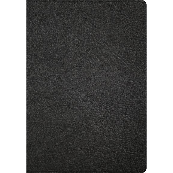 CSB Super Giant Print Reference Bible, Black Genuine Leather, Indexed, (Hardcover)