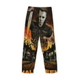 thumbnail image 6 of Michael Myers Pajama Pants for Men, Super Soft All over Print Lounge Pants Sleepwear Bottom with Pockets Drawstring, 6 of 8
