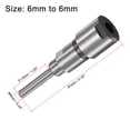 thumbnail image 2 of Uxcell 6mm to 6mm Router Collet Extension Rod Converter Adapter for Engraving Machine, 2 of 5