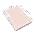 thumbnail image 3 of SIYTUAU Insert Page File Folder A4 Size With Snap Button For Contract Test Paper Storage Office School Organizer, 3 of 7
