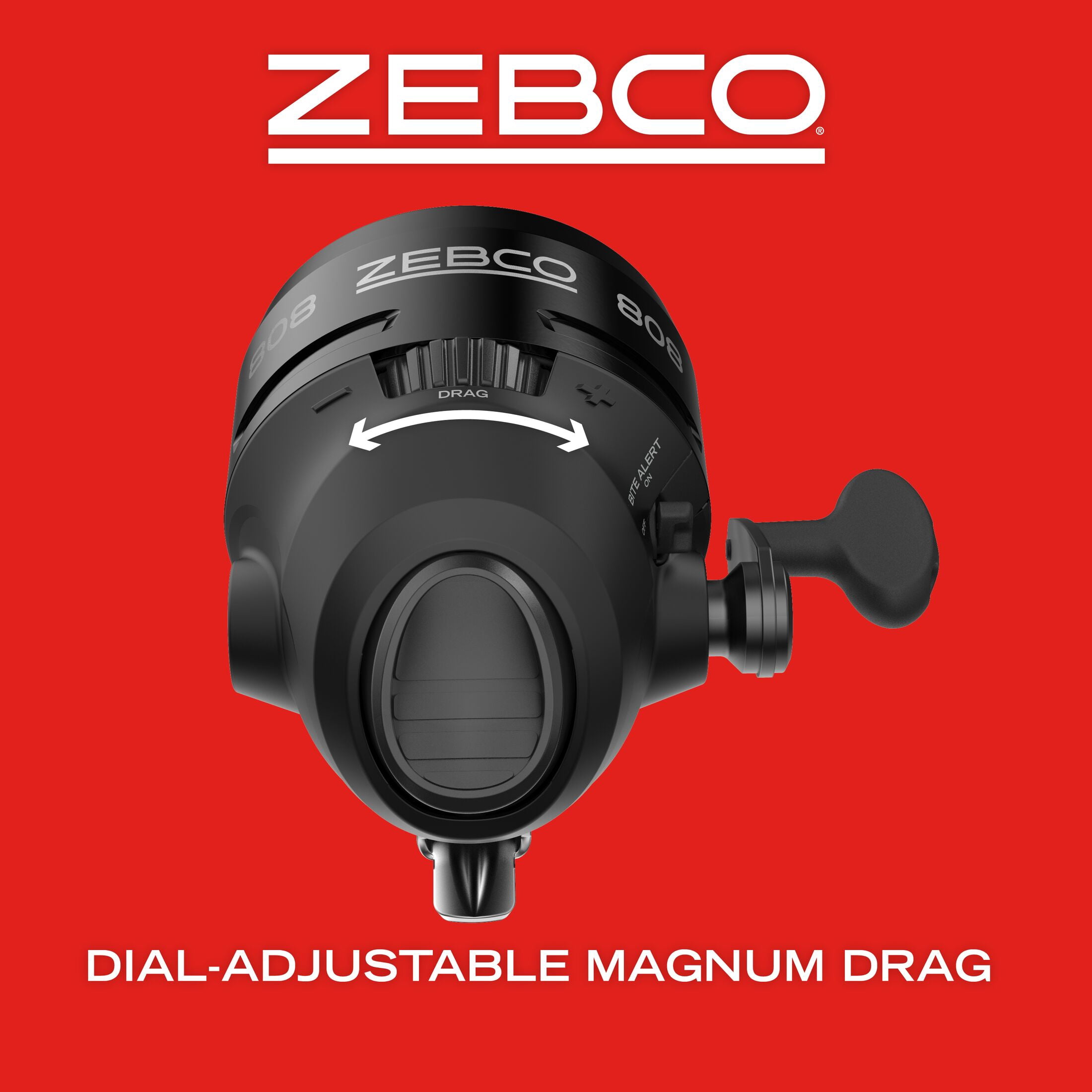 Zebco 808 Spincast Fishing Reel, Size 80 Reel