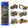 thumbnail image 6 of 164 Scale Educational Alloy Construction Vehicle Set - 5 Piece Mini Excavator and Mixer Models for Children’s Imaginative Play and Learning, 6 of 8
