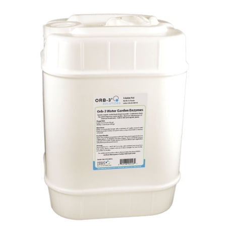 Orb-3 Water Garden Enzymes for Maintenance, 5-Gallon Pail