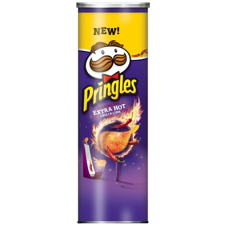 Pringles Extra Hot Chili & Lime Potato Crisps, 5.5 Oz. - Walmart.com