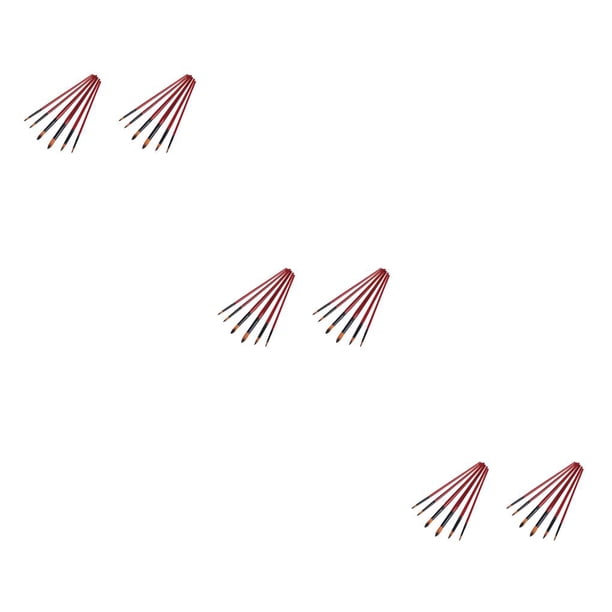 Bearachild 12 Uds. Pincel de nailon para acuarela, pincel para dibujar, pinceles para pintar, pinceles para arte, principiantes profesionales, Type1 NO1