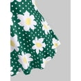 thumbnail image 3 of Rosegal Women's Plus Size Tank Top Daisy Strappy Cami Top Dotted Keyhole Tank Top Summer Strap Sleeveless Blouses, 3 of 5