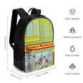 thumbnail image 3 of Bob's Burgers Backpacks Bookbag Casual Daypack Backpacks for Travel Camping Hiking, 3 of 8