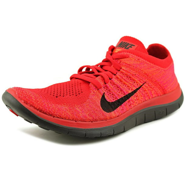Nike Free Flyknit US Red Running Shoe - Walmart.com