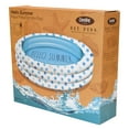 thumbnail image 7 of Rae Dunn: Hello Summer Aqua Poka Dots -46" Mini Pool, CocoNut Float, Outdoor Inflatable Water Kiddie Pool, Kids Ages 5+, 7 of 7