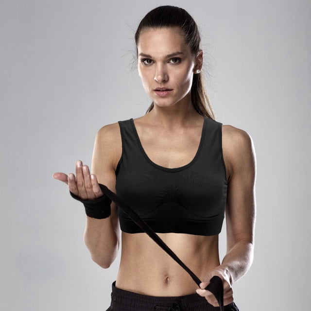 unbranded 3Ud Bra Deportivo Para Mujer Nylon Cómodo Para Yoga Fitness Running Y Tenis
