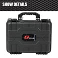 thumbnail image 3 of PIT66 Graded Card Storage Box Fit for BGS PSA SGC FGS Graded Sports Trading Cards,Weatherproof Case Impact Absorbing Foam Slots (Large, Black), 3 of 6