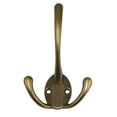 thumbnail image 3 of Three Prongs Coat Hooks Double Rustic Hooks for Garage Bronze, 3 of 6